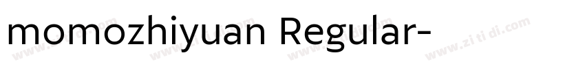 momozhiyuan Regular字体转换